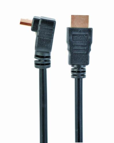 High speed HDMI-kabel met Ethernet, 90 graden haakse connector, 1,8 m