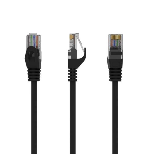 UTP Cat6 patchkabel, 3 m, zwart