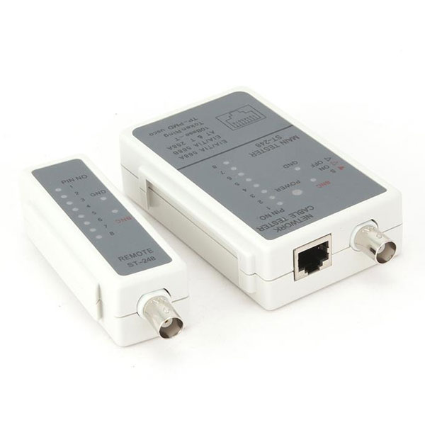 Kabeltester voor RJ45 & RG58