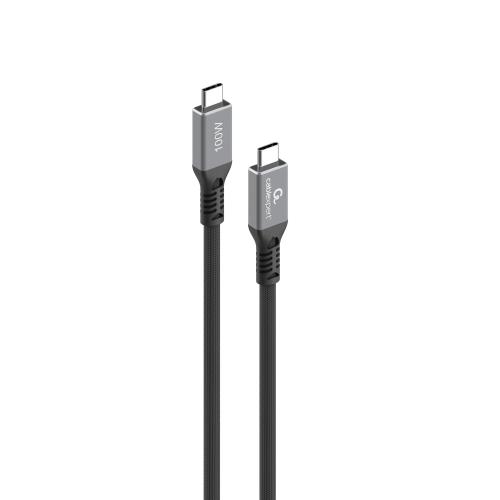 Premium USB 3.2 Gen. 2x2 Type-C oplaad- en datakabel, 20 Gbps, 100 W, 1,5 m