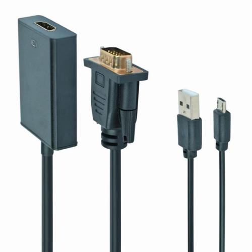 VGA naar HDMI adapterkabel met audio, 0,15 m