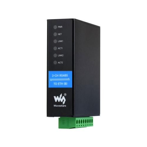 Waveshare 2-CH RS485 TO ETH (B) - Dual RS485 to Ethernet gateway