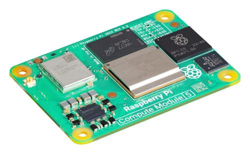 RASPBERRY-PI - CM5108000 - System-On-Module, RPI CM5 Lite, 8GB LPDDR4, 2.4GHz, BCM2712, 64-bit ARM Cortex-A76 v8