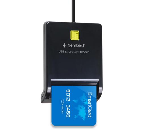 USB smartcard lezer, zwart