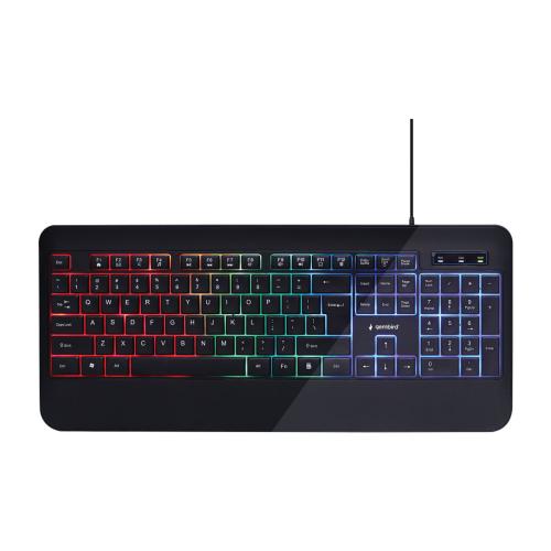 Multimedia keyboard with "Rainbow" backlight US-layout