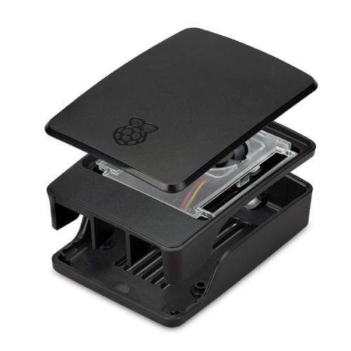 Raspberry Pi Case for Pi 5 Black/Gray