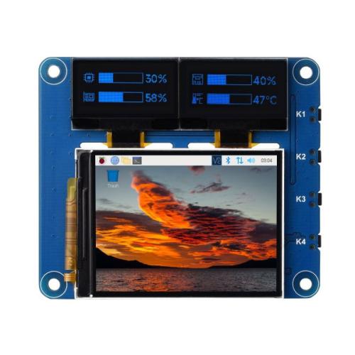 OLED/LCD HAT For Raspberry Pi