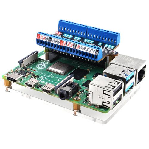 Raspberry Pi GPIO Screw Terminal HAT with LED Indicators
