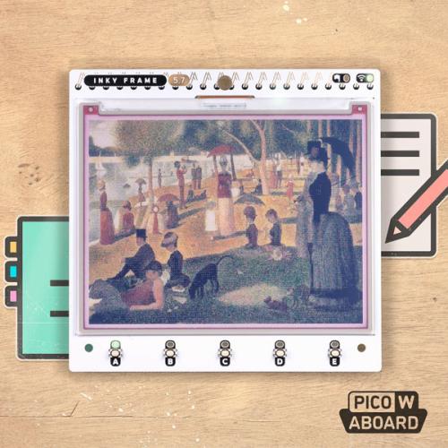 Inky Frame E-Paper 5.7 Inch - With Pico W