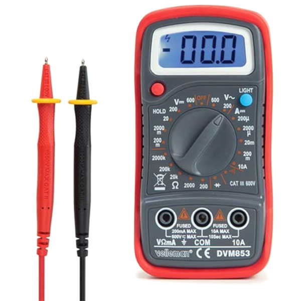 Digitalmultimeter - CAT III 600V