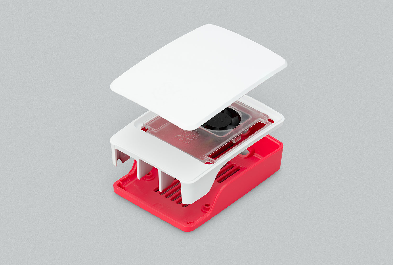 Raspberry Pi Case voor Pi 5 Rood/Wit