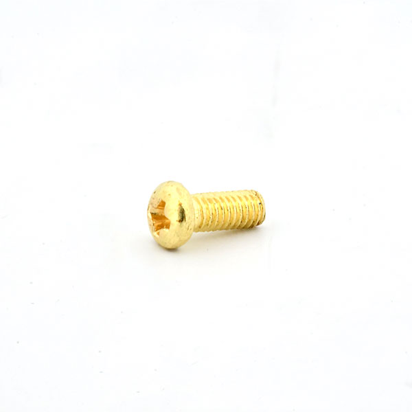 Messing-Kreuzschlitzschraube M2,5 – 6 mm