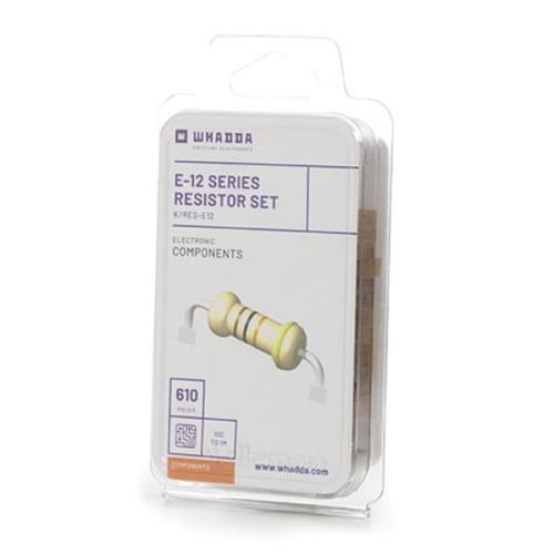1/4W Resistor Kit E-12 (610pcs)