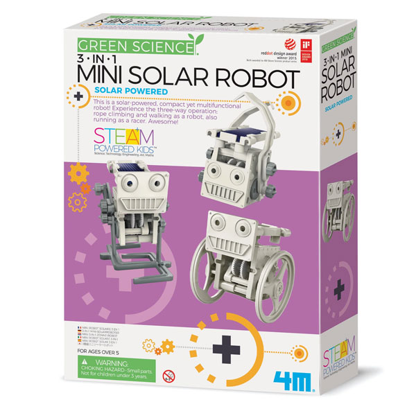 Mini-Solarroboter-Bausatz – 3 in 1