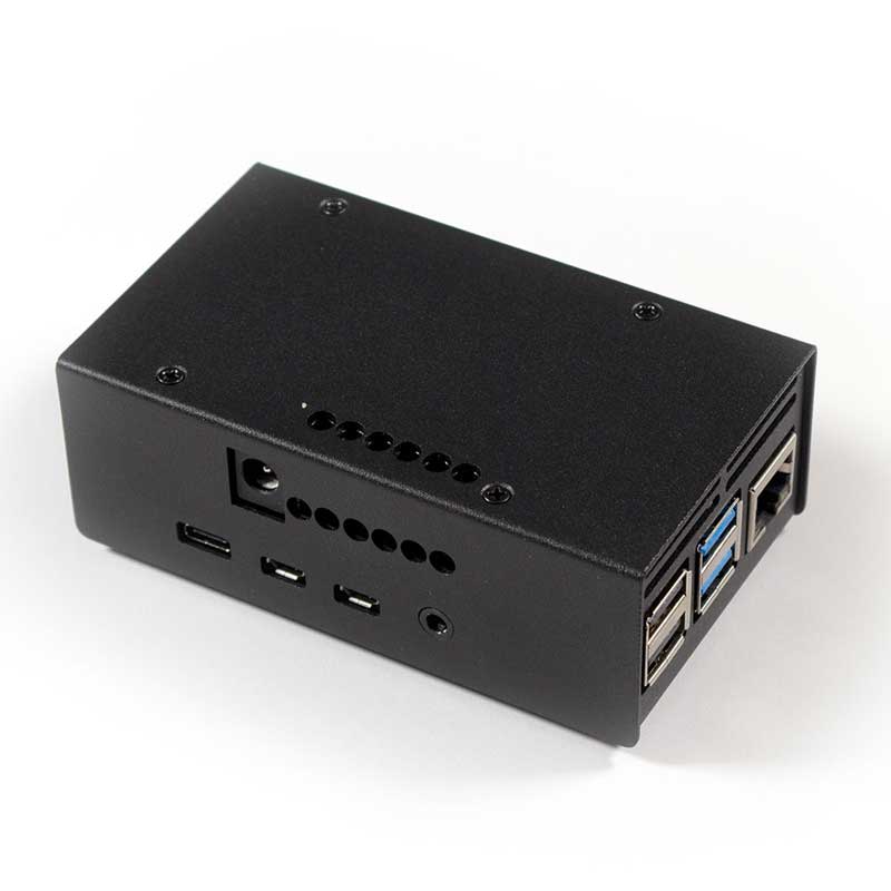 Steel Case for HiFiBerry AMP2 & Raspberry Pi 4
