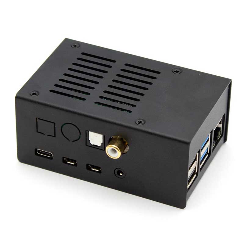 Steel Case V2 for HiFiBerry Digi+ & Raspberry Pi 4