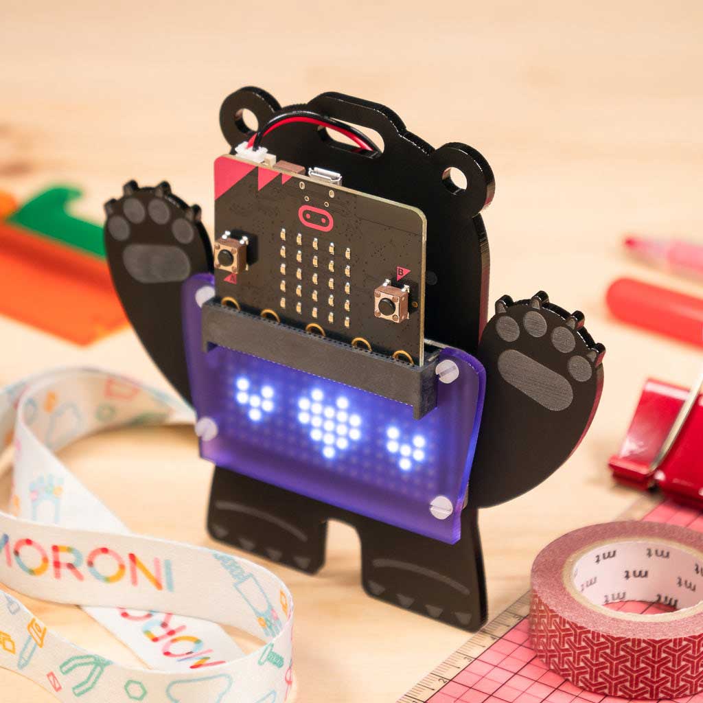 Bear Badge Kit für micro:bit – Mit micro:bit V2