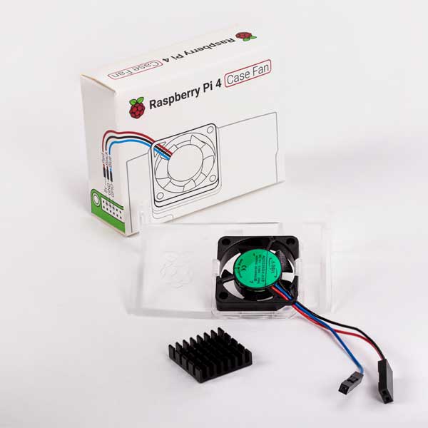 Official RPI 4 Case Fan & Heatsink kit