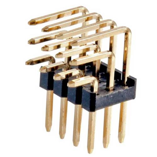 3x4 Pins Male/Male Header - corner