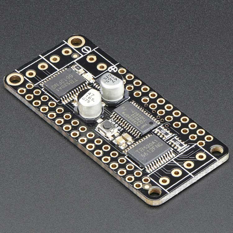 DC Motor + Stepper FeatherWing Add-on For All Feather Board s