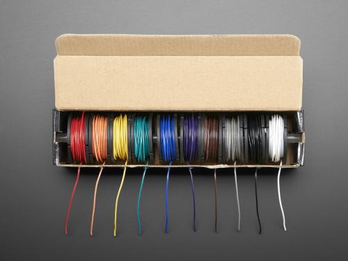 Connection wire - Set 10x 7.5m (22 AWG)