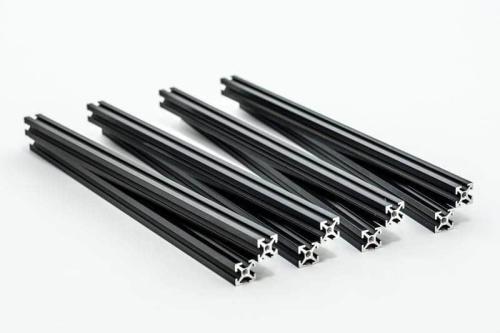 MakerBeam 200mm black anodised (8 pieces)