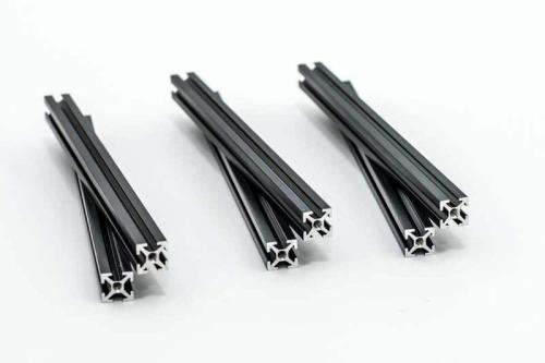 MakerBeam 150mm black anodised (6 pieces)