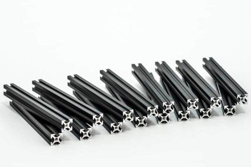 MakerBeam 100mm black anodised (16 pieces)