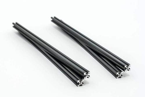 MakerBeam 300mm black anodised (4 pieces)