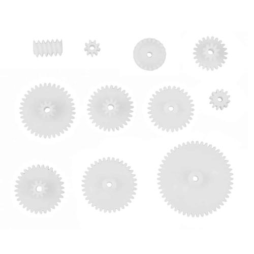 11 Piece Assortment of Gears and Accessories