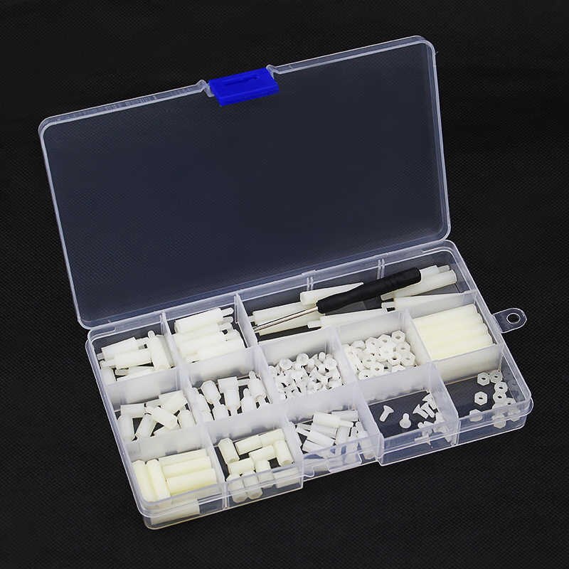 Nylon standoff kit White | 210 pieces