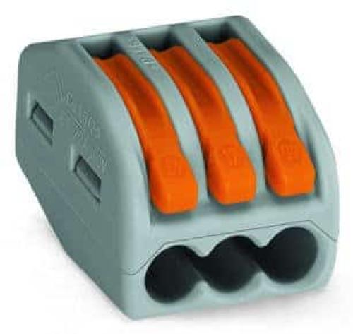 Wago 3-pole classic terminal block