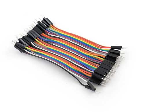 Premium Jumper Wires 40 pieces 10cm M/M