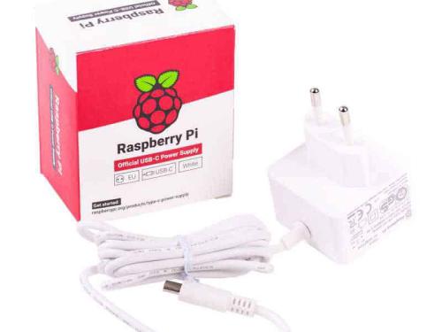 Original Raspberry Pi 4B Power Supply White
