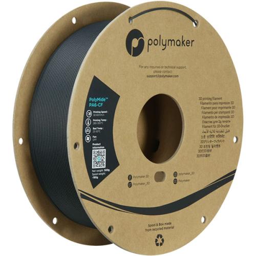 Polymaker Filament - PolyMide PA6-CF Black - 1.75mm - 0.5KG