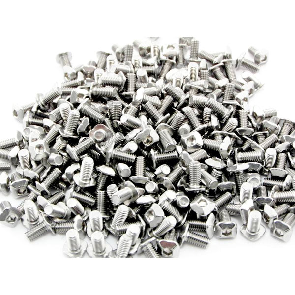 Makerbeam Square Head Bolts 6mm M3 Hex Hole - 250 Pieces