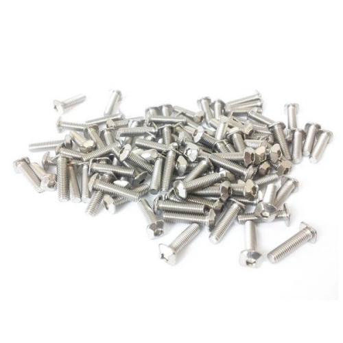 M3, 12mm, MakerBeam square headed bolts with hex hole (100 pieces)