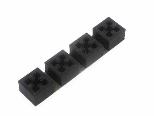 Black 3D Printed End Caps for MakerBeam (4pcs)