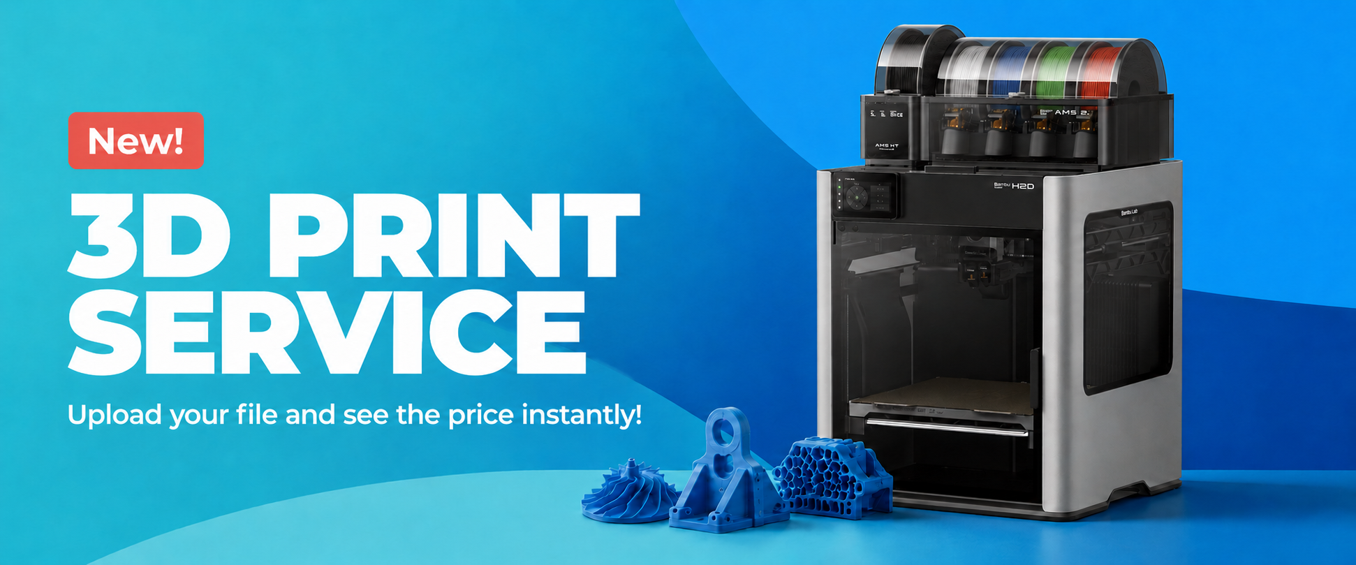 Calculate the price of your 3D print instantly